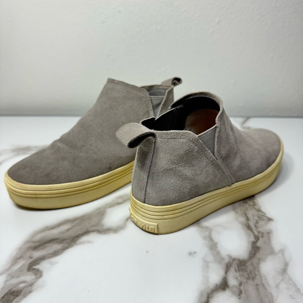 Dolce Vita Tasha Gray Suede Platform Women’s Ankle Boots, Size 6M - Picture 3 of 11